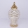 Vaso in ceramica 42,2x21,1 cm oro/bianco