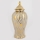 Vaso in ceramica 42,6x18,8 cm oro/argento