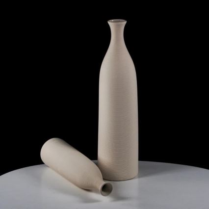Vaso in ceramica bianca da 33 cm
