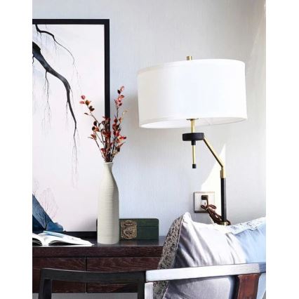 Vaso in ceramica bianca da 46 cm