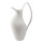 Vaso in ceramica bianco 33x17x19 cm