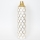 Vaso in metallo 60,5x14 cm bianco/oro