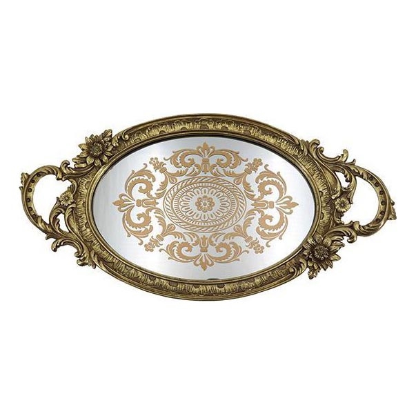 Vassoio decorativo 46,5x24,4 cm oro