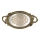 Vassoio decorativo 46,5x24,4 cm oro
