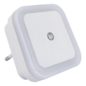 Veilleuse avec détecteur LED/0,5W/230V blanc