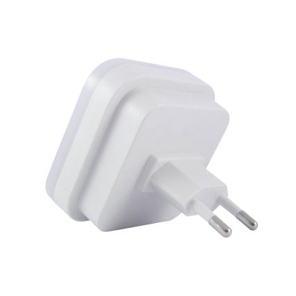 Veilleuse avec détecteur LED/0,5W/230V blanc