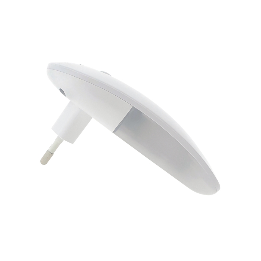 Veilleuse avec détecteur LED/1W/230V blanc