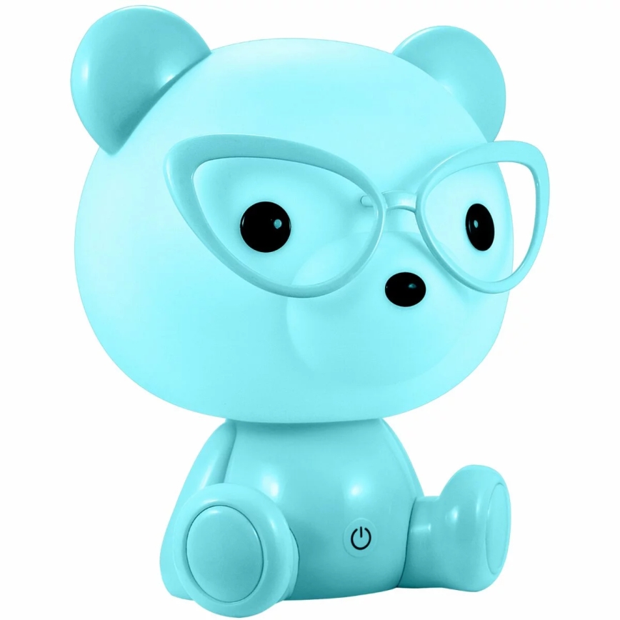 Veilleuse enfant à intensité variabke LED/2,5W souris bleu