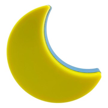 Veilleuse enfant avec détecteur crépusculaire LED/0,5W/230V lune