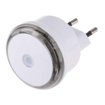 Veilleuse LED à brancher avec capteur crépusculaire 3xLED/0,5W/230V