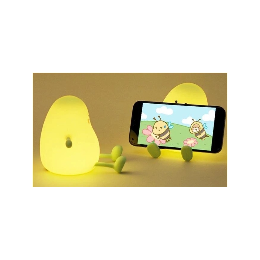 Veilleuse LED dimmable et rechargeable pour enfants LED/1W/5V 3000K 800 mAh mangue