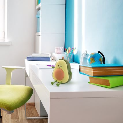 Veilleuse tactile rechargeable à intensité réglable pour enfants AVOCADO LED/1W/5V 1200 mAh