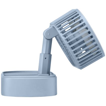 Ventilateur de bureau rechargeable 3,7 V 1200 mAh bleu