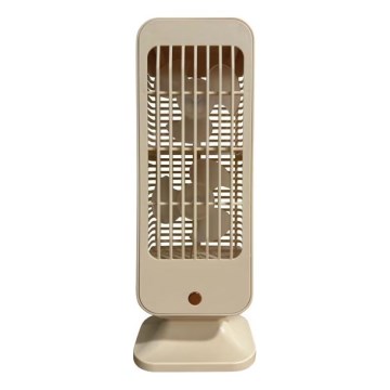 Ventilateur de bureau rechargeable 5W/5V 1200 mAh beige