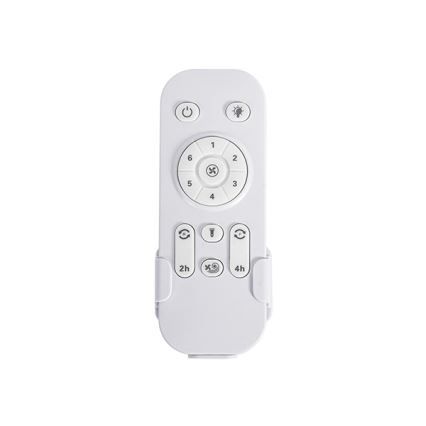 Ventilateur de plafond de salle de bains d. 132 cm IP44 noir + télécommande