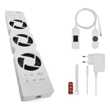 Ventilateur de radiateur 5/230V blanc