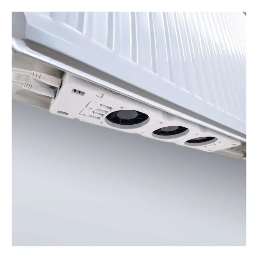 Ventilateur de radiateur 5/230V blanc