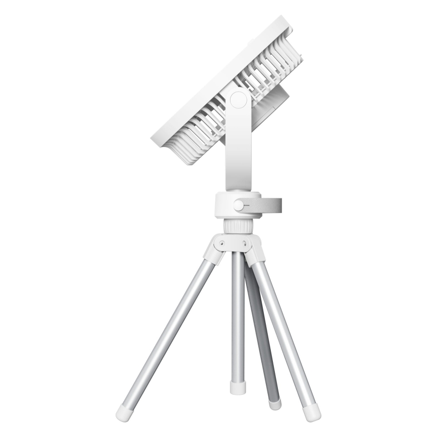 Ventilateur de table rechargeable 3,7V 2400 mAh blanc