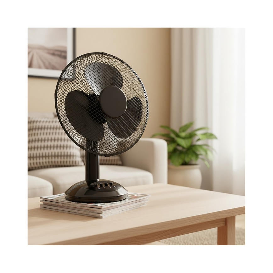Ventilateur de table VIENTO 40W/230V noir