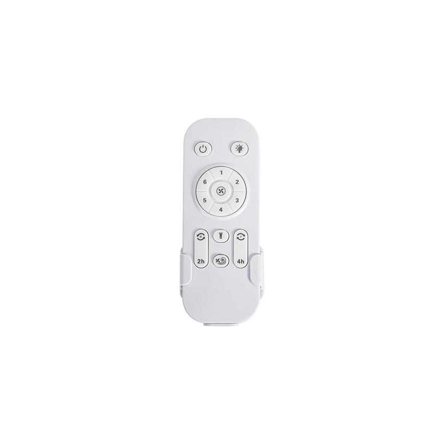 Ventilateur de plafond Ø 132 cm IP44 blanc + télécommande