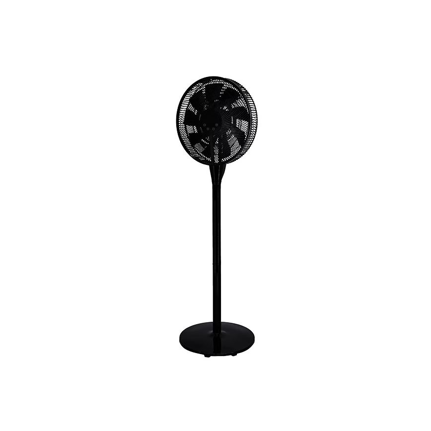 Ventilateur sur pied 25W/230V, 130 cm, noir + télécommande