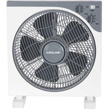 Ventilateur sur pied 45W/230V d. 37 cm blanc/gris