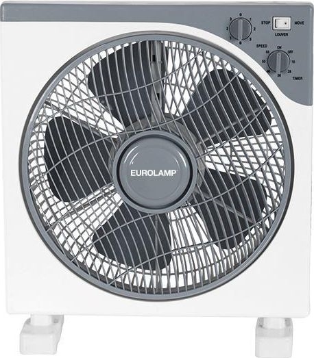 Ventilateur sur pied 45W/230V d. 37 cm blanc/gris