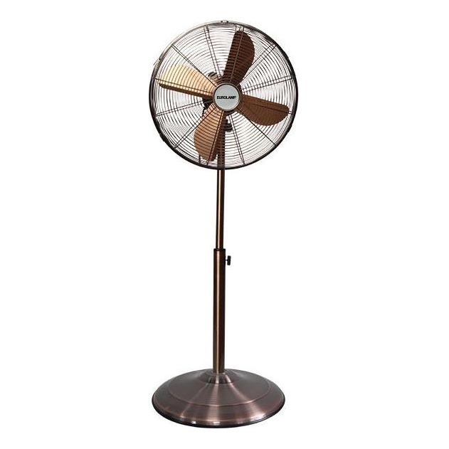 Ventilateur sur pied 60W/230V d. 40 cm cuivre