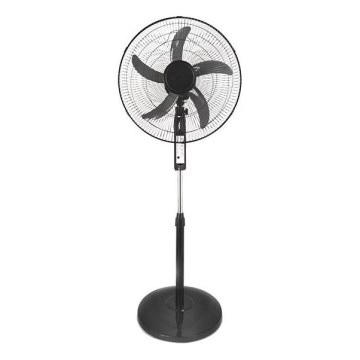 Ventilateur sur pied 60W/230V Ø 50 cm noir + télécommande