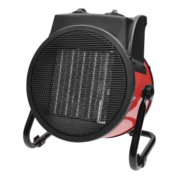 Ventilateur sur pied avec un élément chauffant en céramique 3000W/230V noir