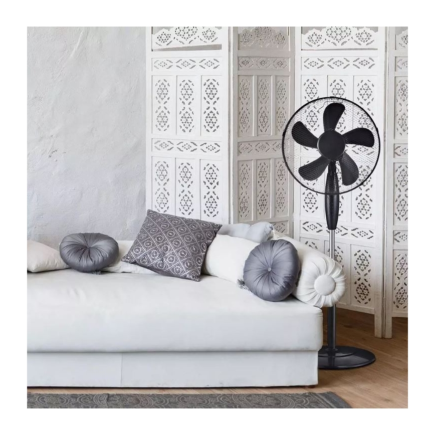 Ventilateur sur pied d. 43cm 55W/230V noir