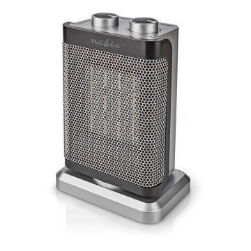Ventilator mit Keramik-Heizelement 1000/1500W/230V silber