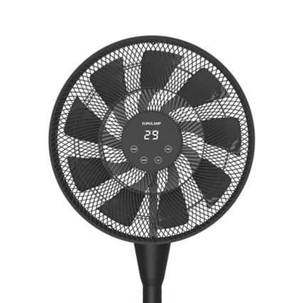 Ventilatore a piantana 25W/230V 130 cm nero + telecomando