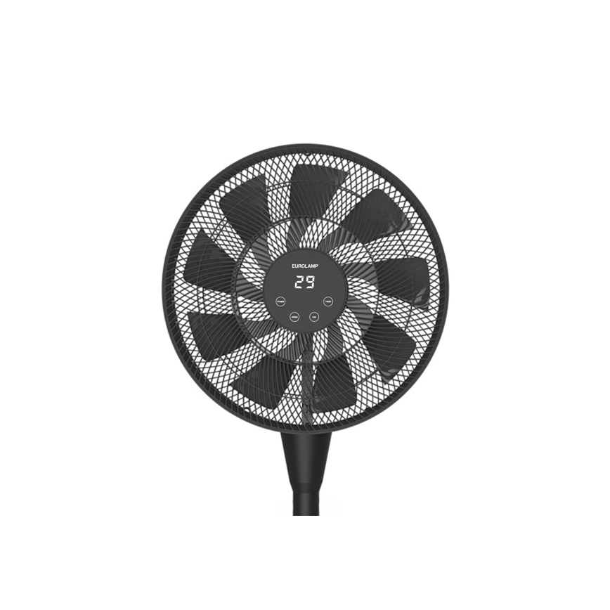 Ventilatore a piantana 25W/230V 130 cm nero + telecomando