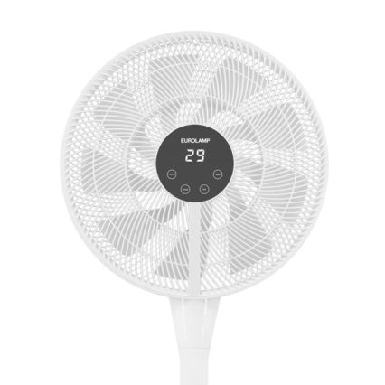 Ventilatore a piantana 25W/230V Ø 40 cm bianco + telecomando