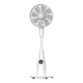 Ventilatore a piantana con funzione nebulizzazione 50W/230V Ø 40 cm bianco + telecomando