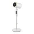 Ventilatore a piantana con funzione riscaldante 50W/2200W/230V, Ø 20 cm, bianco