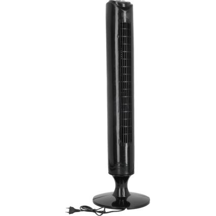Ventilatore a torre LISSE 45W/230V 91,4 cm nero + telecomando
