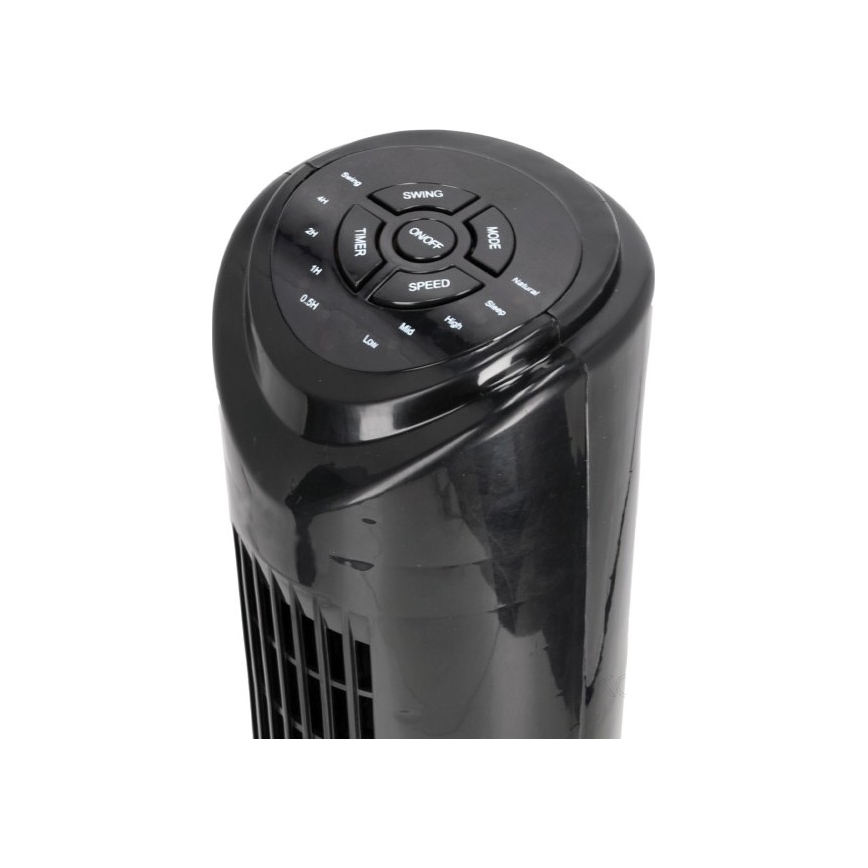 Ventilatore a torre LISSE 45W/230V 91,4 cm nero + telecomando