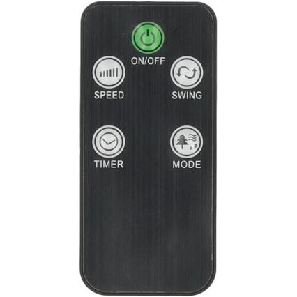 Ventilatore a torre LISSE 45W/230V 91,4 cm nero + telecomando