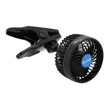 Ventilatore con clip USB 4W/5V nero