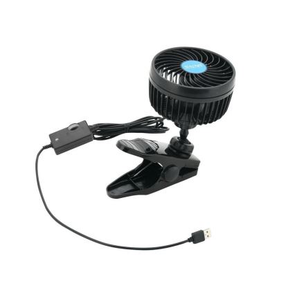 Ventilatore con clip USB 4W/5V nero