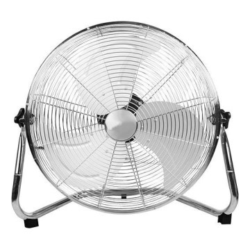 Ventilatore da pavimento 100W/230V Ø 45 cm cromo lucido