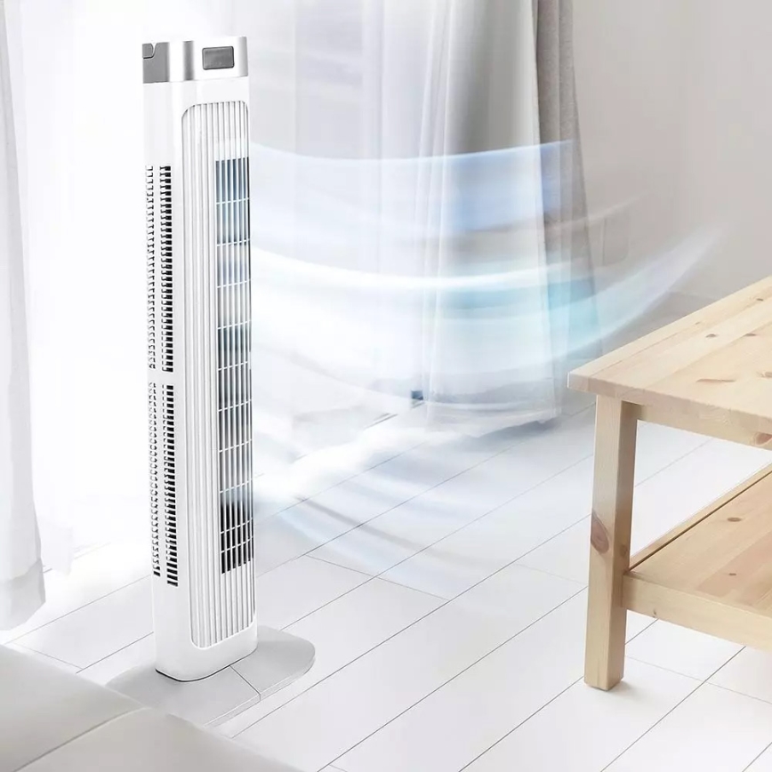 Ventilatore da soffitto  con controllo della temperatura con telecomando 55W/230V