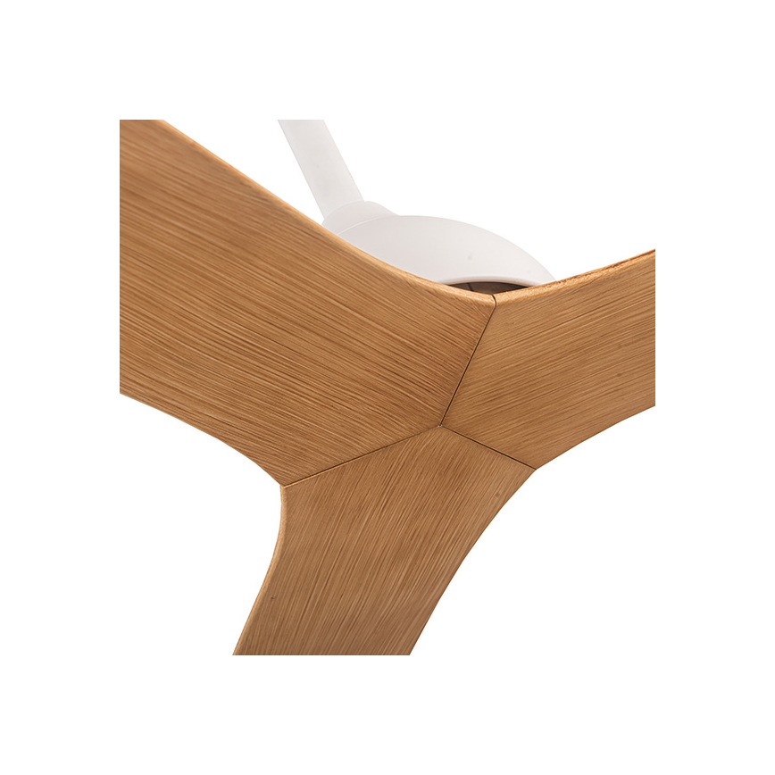 Ventilatore da soffitto diametro 132 cm beige/bianco + telecomando