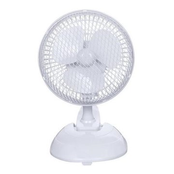 Ventilatore da tavolo 15 W/230 V, Ø 20 cm, bianco