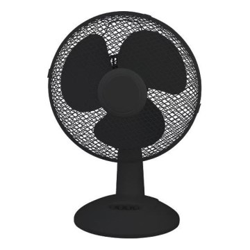 Ventilatore da tavolo 38 W/230 V, Ø 25 cm, nero