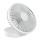Ventilatore da tavolo ricaricabile 10W/5V 2400 mAh bianco