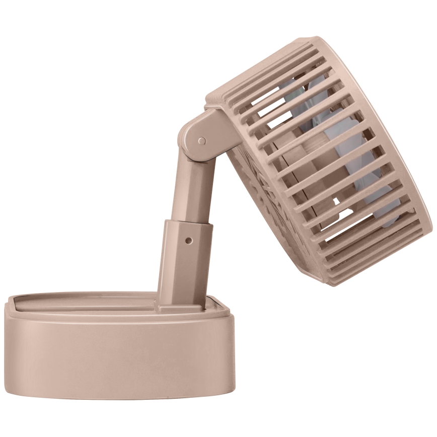 Ventilatore da tavolo ricaricabile 3,7 V 1200 mAh rosa