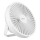 Ventilatore da tavolo ricaricabile con illuminazione a LED LED/2W/5V USB 2400 mAh bianco
